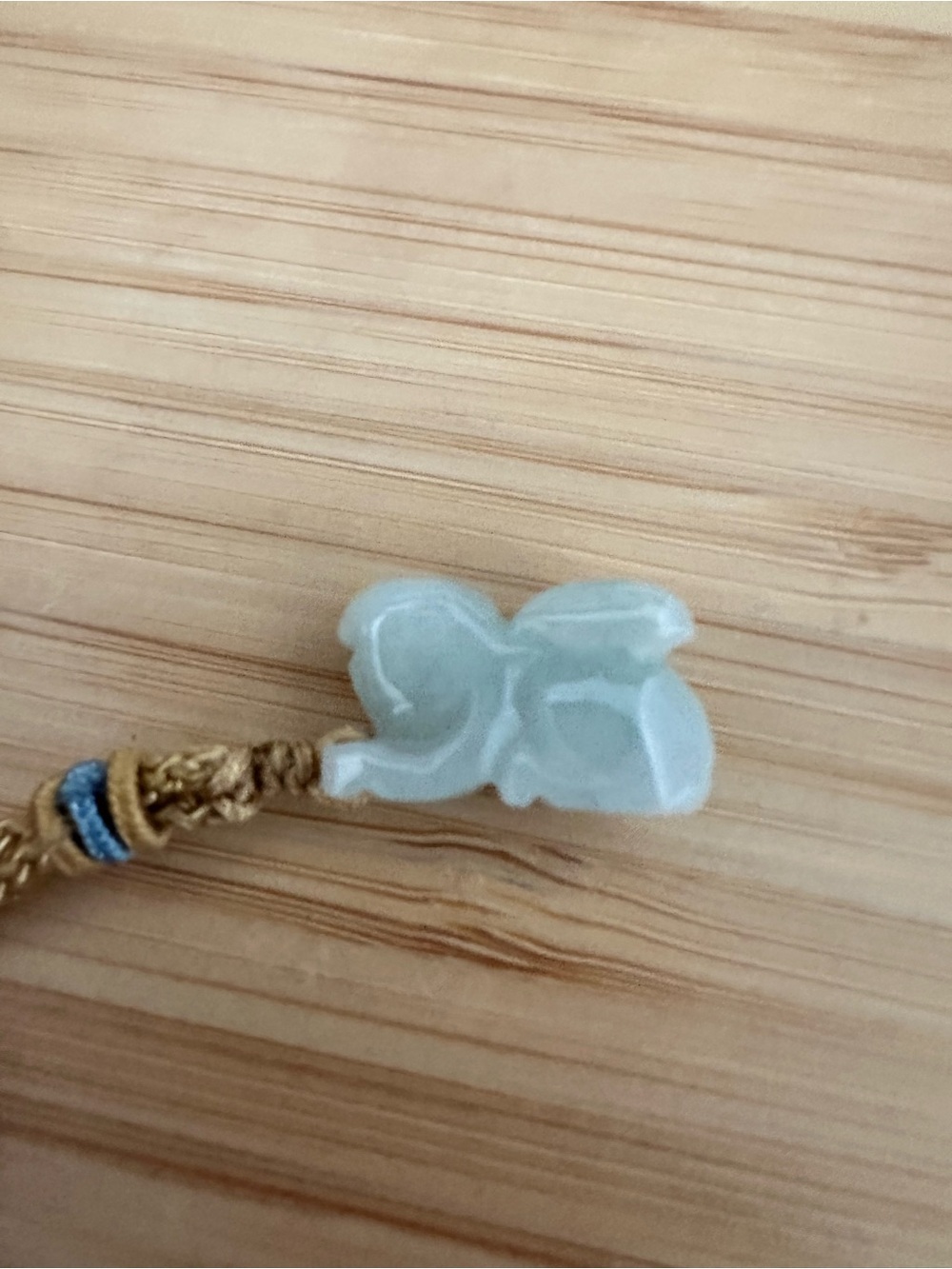 grade a jade bunny necklace